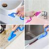 1pcs Multipurpose 2-in-1 Windows Gap Cleaning Brush & Flat Shovel, Household Cleaning Tool for Kitchen, Bathroom, Toilet