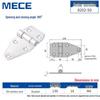 Thickened Stainless Steel Small Hinge for Folding Cabinet, Window, or Wooden Box with Lotus Leaf Design.