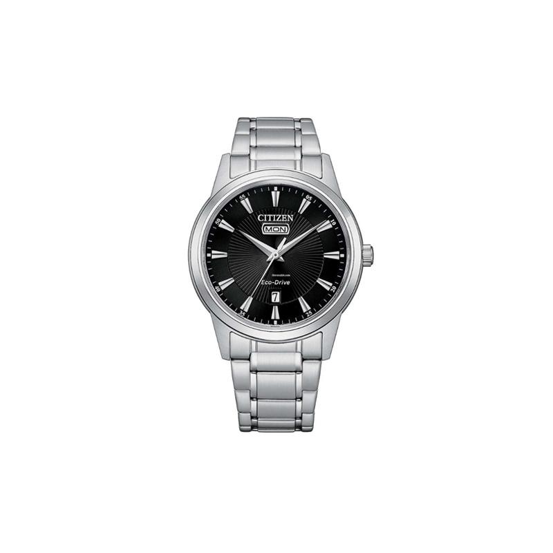 

CITIZEN 50 meters waterproof Quartz Steel Strap men s watch black AW0100-86E чорний