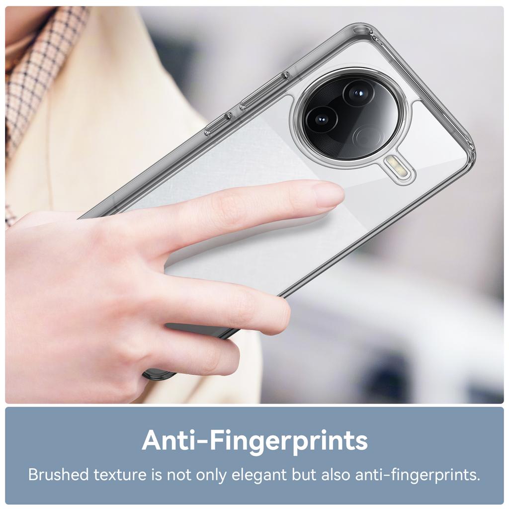 WANLONFENG MF Series for Xiaomi Poco F7 Pro 5G/Redmi K80 5G Case TPU Acrylic Clear Phone Cover with Tempered Glass Film