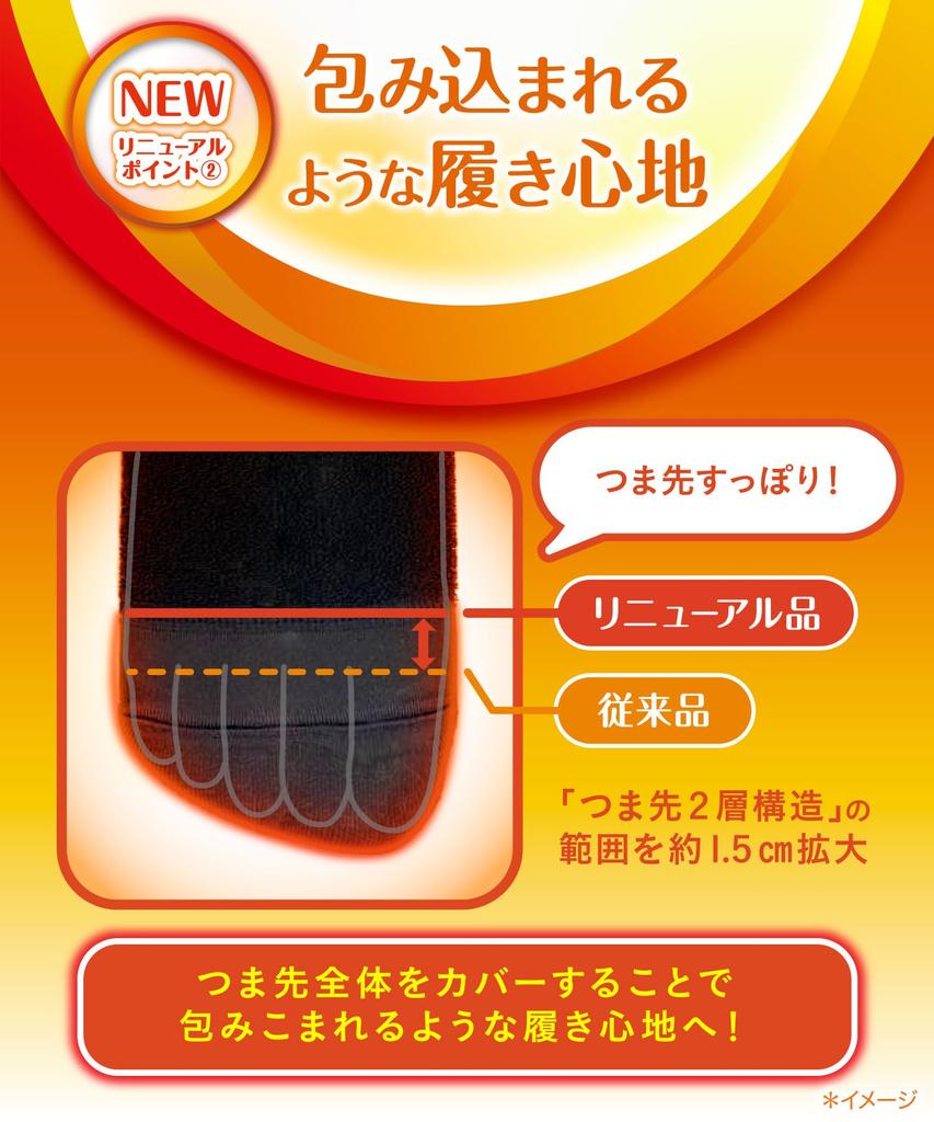 Okamoto Cocopita Regular Solid 1 Sizes cm Black Warmth, Length, Women's, Color, Moisture-Wicking, Heat-Retaining, Warm, Deodorizing, Pair, 23.0 - 25.0