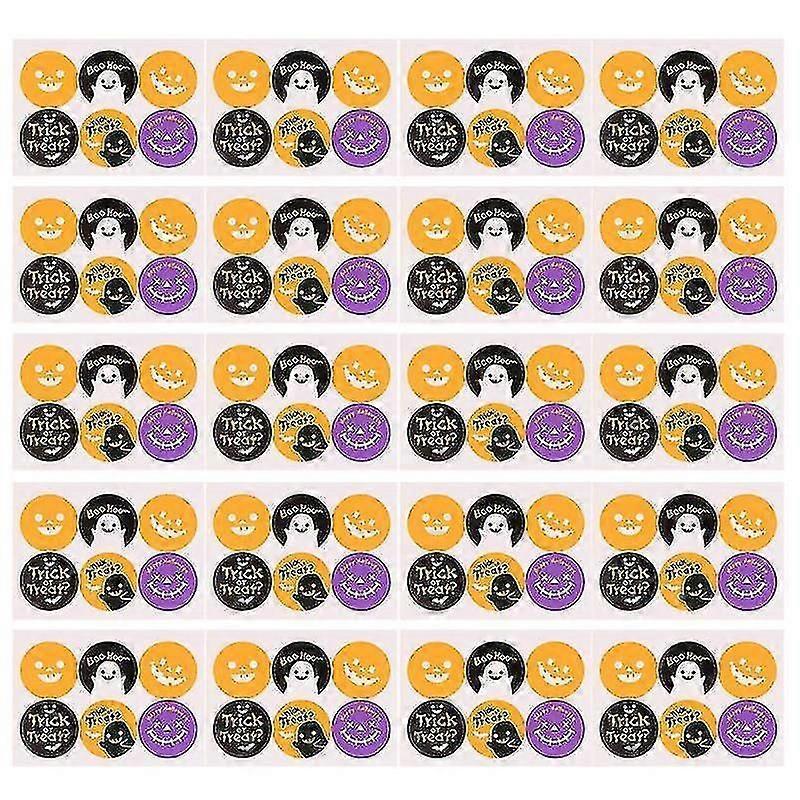1 Set Halloween-Sticker für Halloween-Dekoration