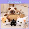 Cat Plush Toy With Soft Polyester Filling For Bedroom Decor And Gifts