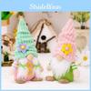 Charming Spring Gnome Plush Doll With Soft Knitted Cap For Festive Home Accent