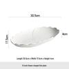 Light Luxury Ceramic Oval Fish Plate