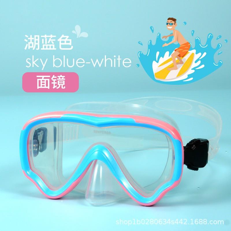Kids Snorkel Mask Set Anti-Fog Waterproof Diving Gear Boys Girls