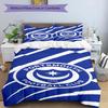 Set Copripiumino Stampato Portsmouth F.C. – include 1 copripiumino e 2 federe coordinate Decorazione per la camera da letto Regali di Natale
