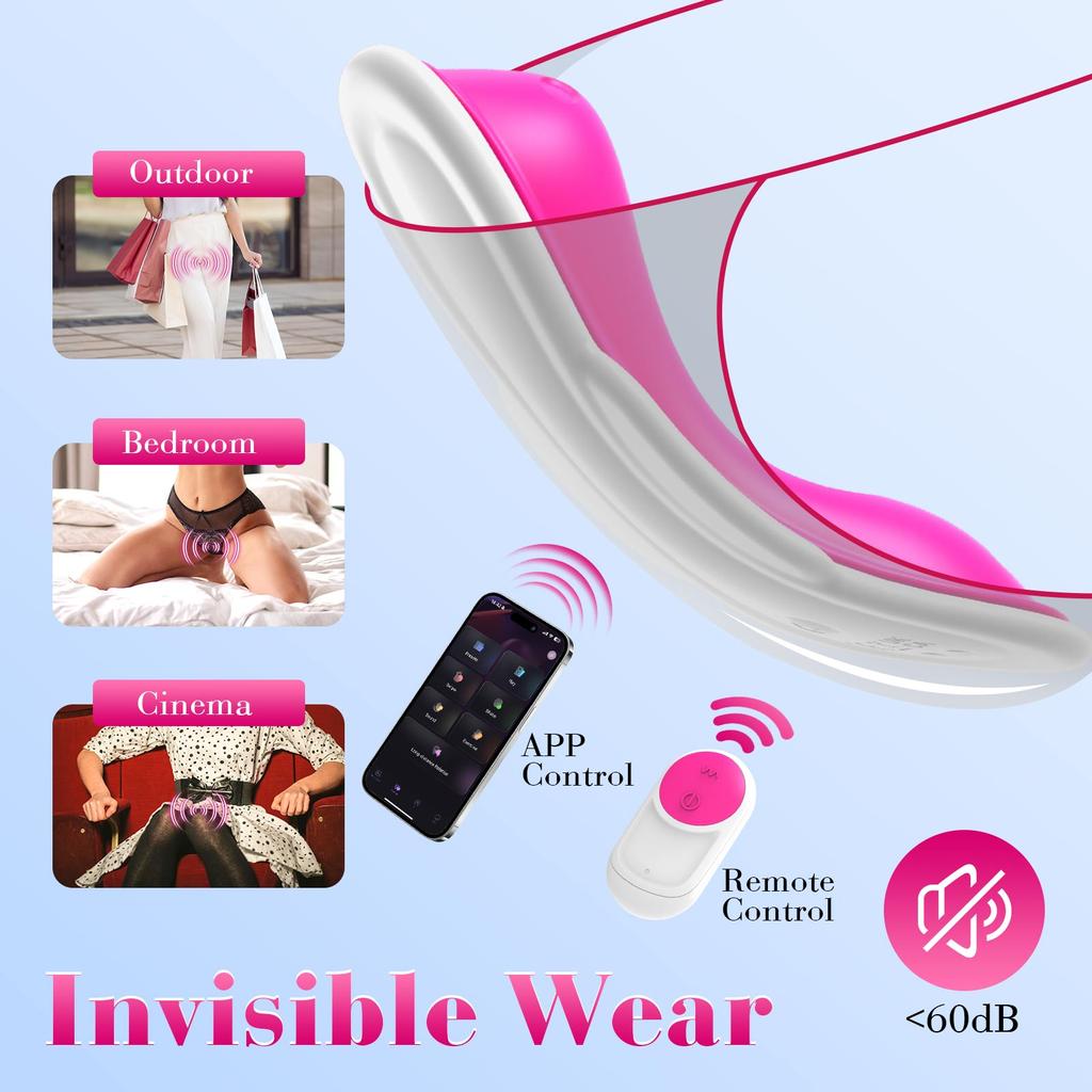 Wearable Panty Vibrator Adult Sex Toy for Women Clit Clitoral Stimulator 7 Vibration Remote App Control Sexy Toy for Women dildo