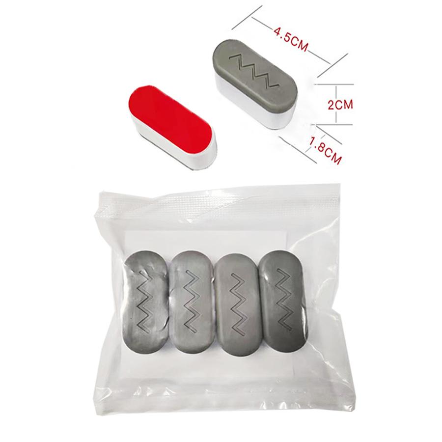 

4pcs Toilet Seat Protector Pads - Hygienic Adhesive Cushions for Elderly, Bidet & Hospital Use