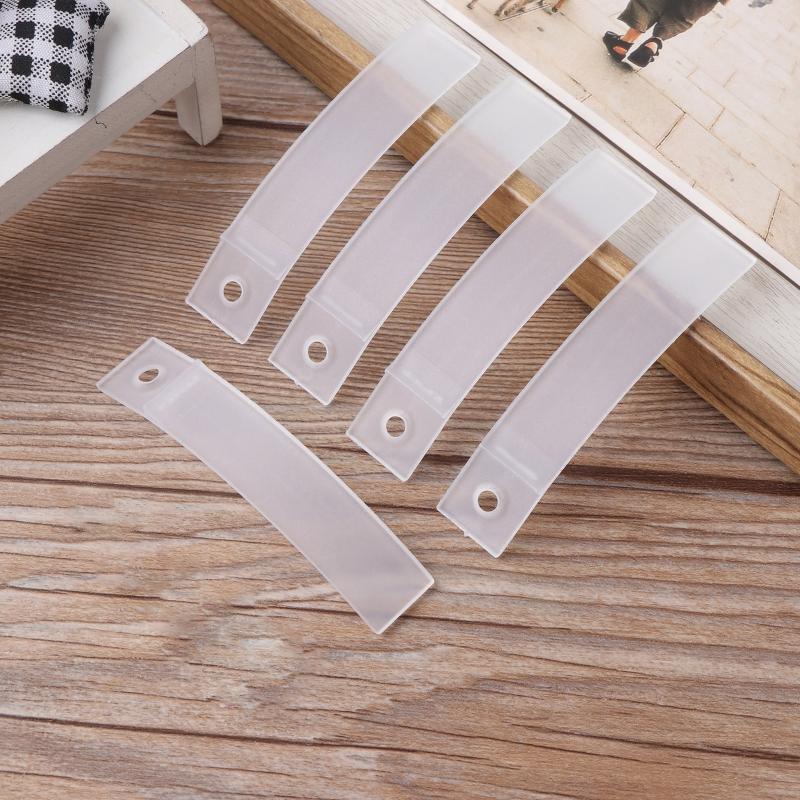 10 Pcs Non Slip Drawer Stops Clear PVC Plastic Dresser  Drawer Stoppers Drawer Bottom Repair Fixing Tool Durable