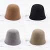 Lady Woolen Bucket Hat Winter New Fisherman Hat Wool Beggar Hat Net Red Bucket Hat
