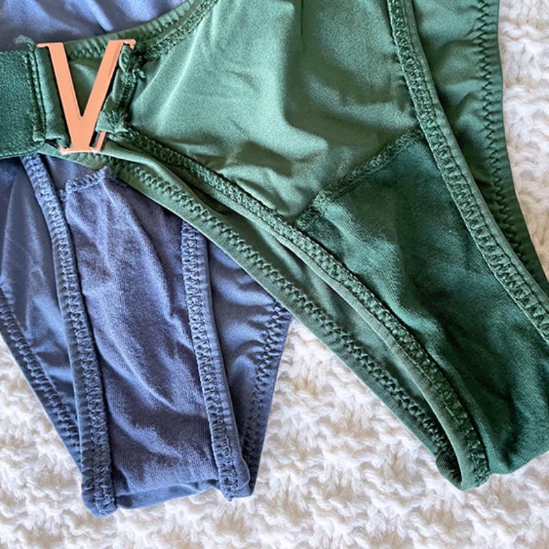 Frauen Sexy Höschen Sommer Seide G-String Mode V Wort 6 Farbe Unterwäsche Nahtlose Atmungsaktive Thongs Damen Dessous Dessous