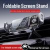 Foldable Wireless Charging Car Mount for Large Screen Phones, Compatible with Huawei X6, Samsung, and More.