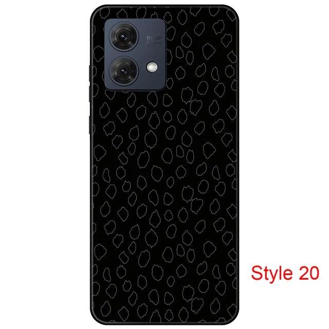 Pentru Motorola Moto G84 Husă MotoG84 Husă neagră din spate 6,5 inci Husă antișoc Moale Bara de protecție anti-alunecare Tpu Durabilă Protecție completă