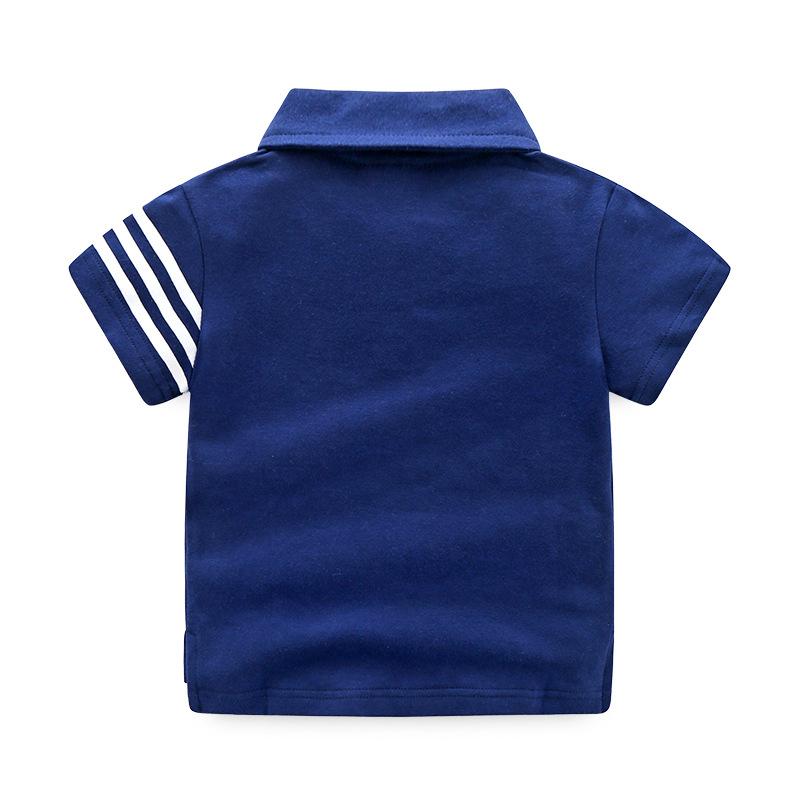 Boys Polo Shirt Short Sleeve Sports Casual Collared T Shirt Lightweight Summer Top for Toddler and Kids