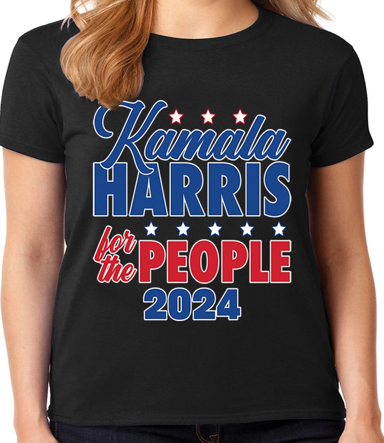 Kamala Harris For The People T-shirt Ladies Campaign Rally Harris Walz 2024 XXXL