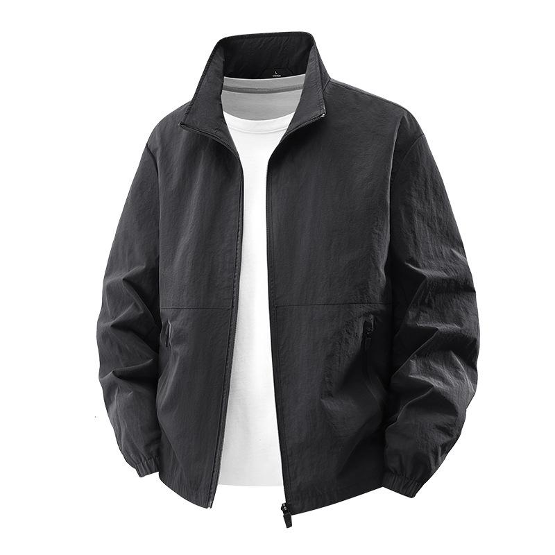 New Spring and Autumn Outdoor Jacket Business Stand Collar Jacket Sports Casual Versatile Men's Jacket