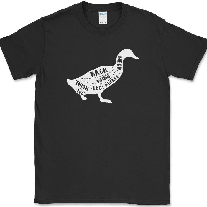 

DUCK MEAT CUTS Butcher T-Shirt Funny BBQ Grilling Gift Graphic Tee 4XL