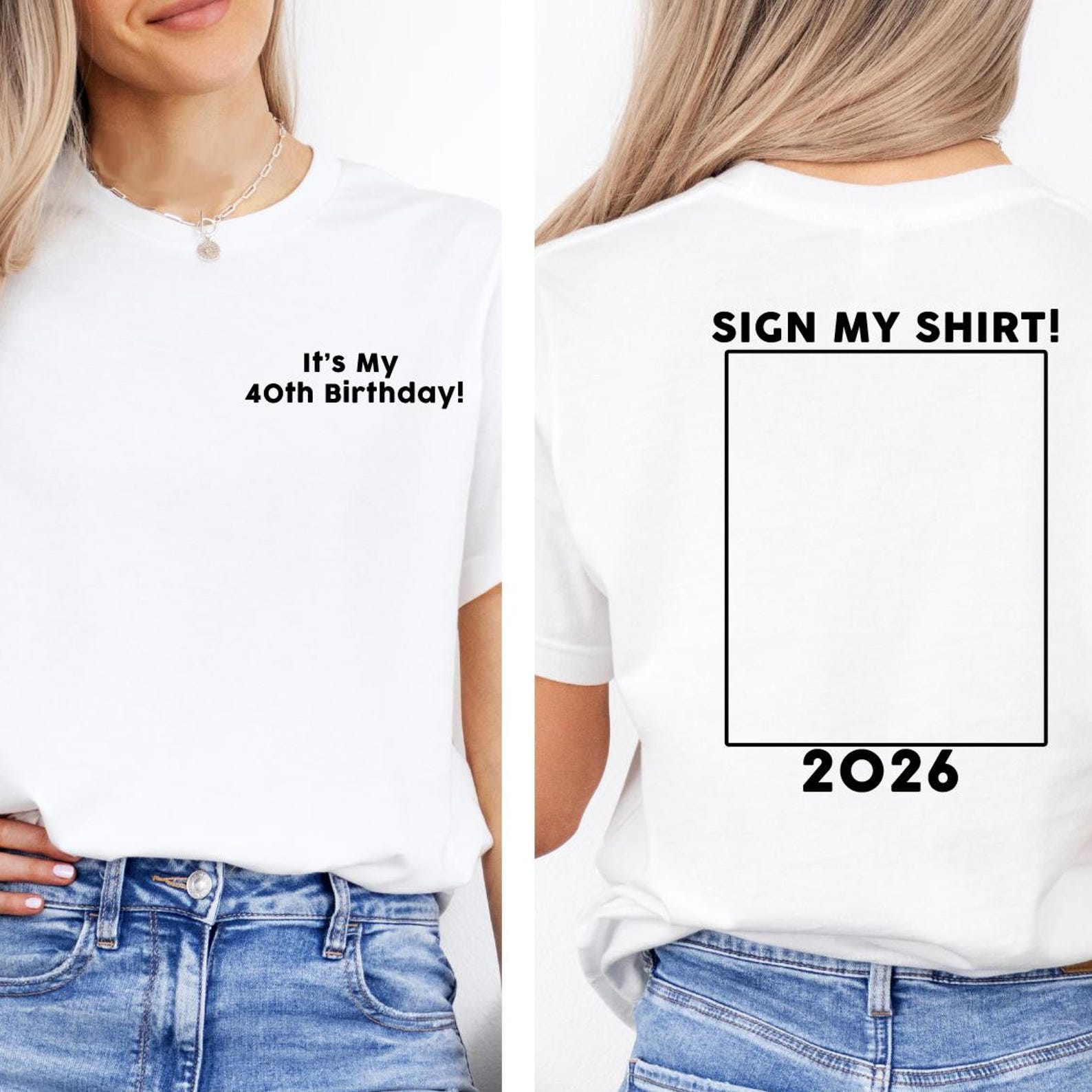 Personalized Sign My Shirt T-shirt Tees T-shirt Birthday Graduation Kindergarten High School 1st Grade 2nd 3rd Elementary Kid Last Day of 4XL
