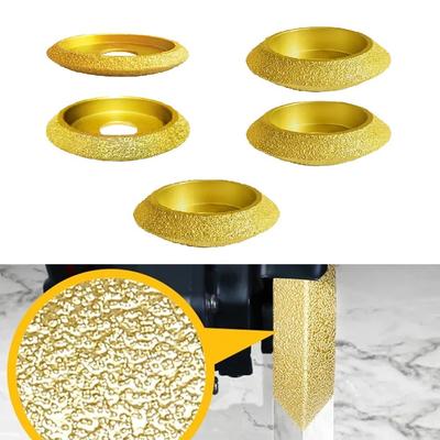 Artificial Stone Grinding V Shape Grinding Wheel Vacuum Brazed Grinding Disc