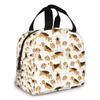 Beagle Dog Lunch Bag Insulated Water-Resistant Tote Bag Reusable Lunch Box for Work Picnic Travel
