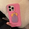 Cute Headphones Eggplant Suitable for Apple 17 Mobile Phone Case 15 Promax Korean Style Iphone14 Three Dimensional 13 Silicone 15