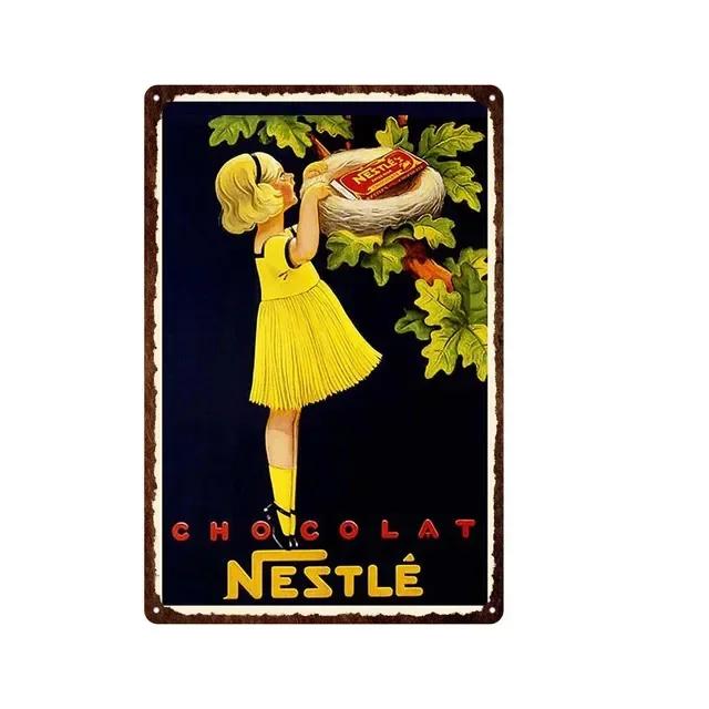 Vintage KitCat Tin Sign  Retro Metal Wall Art Decor for Bar Club Man Cave  Perfect Wall Poster Plaque for Home Decoration