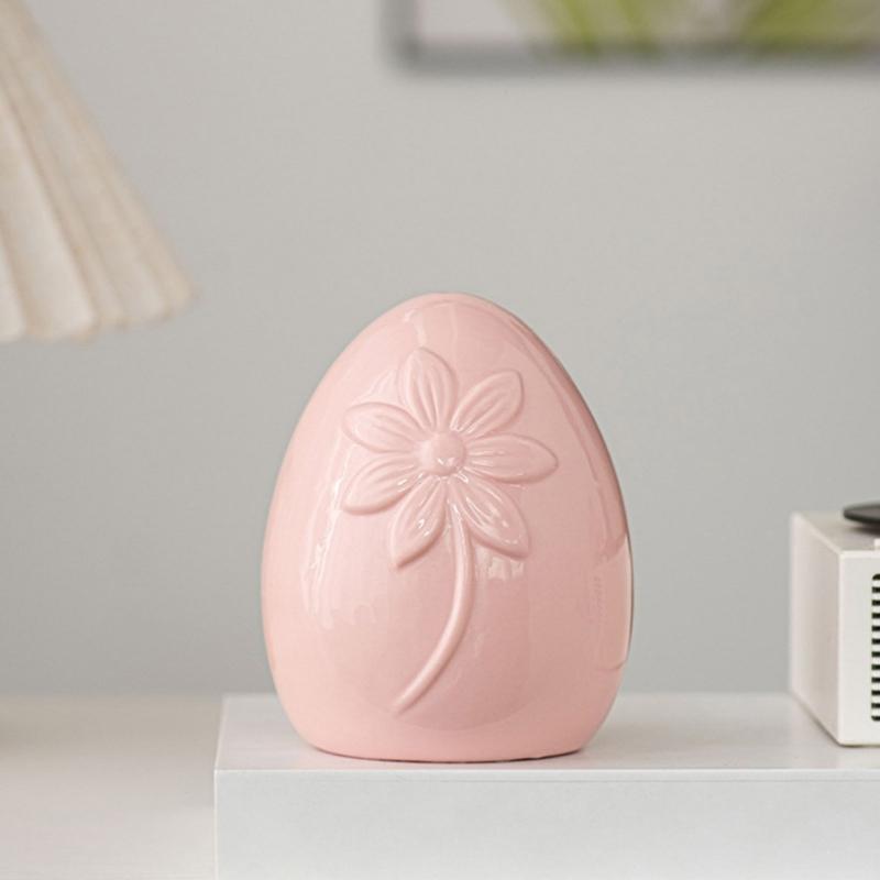Uova di Pasqua in Ceramica Ornamento Perfetto per l'Ambientazione del Festival Intramontabili Centrotavola Decorazioni Artistiche per la Casa
