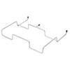 Outdoor Trash Can Bracket Dustbin Cage Garbage Plastic Bag Holder Table Rack