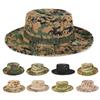 Men Hunting Hiking Outdoor Camo Sun Caps Camouflage Hat Tactical Bucket Hats Panama Summer Cap