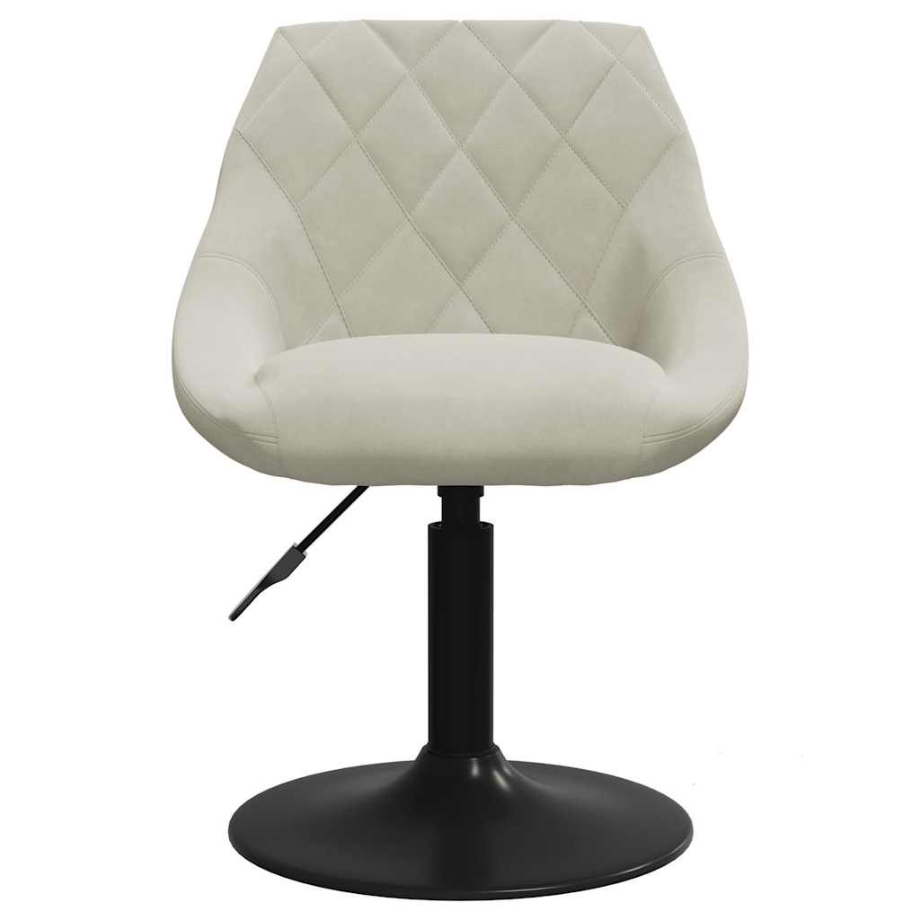 Bar Stool Cream Velvet