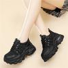 New autumn thick-soled heightened rhinestone dad shoes, new mesh breathable casual sports shoes, versatile shoes