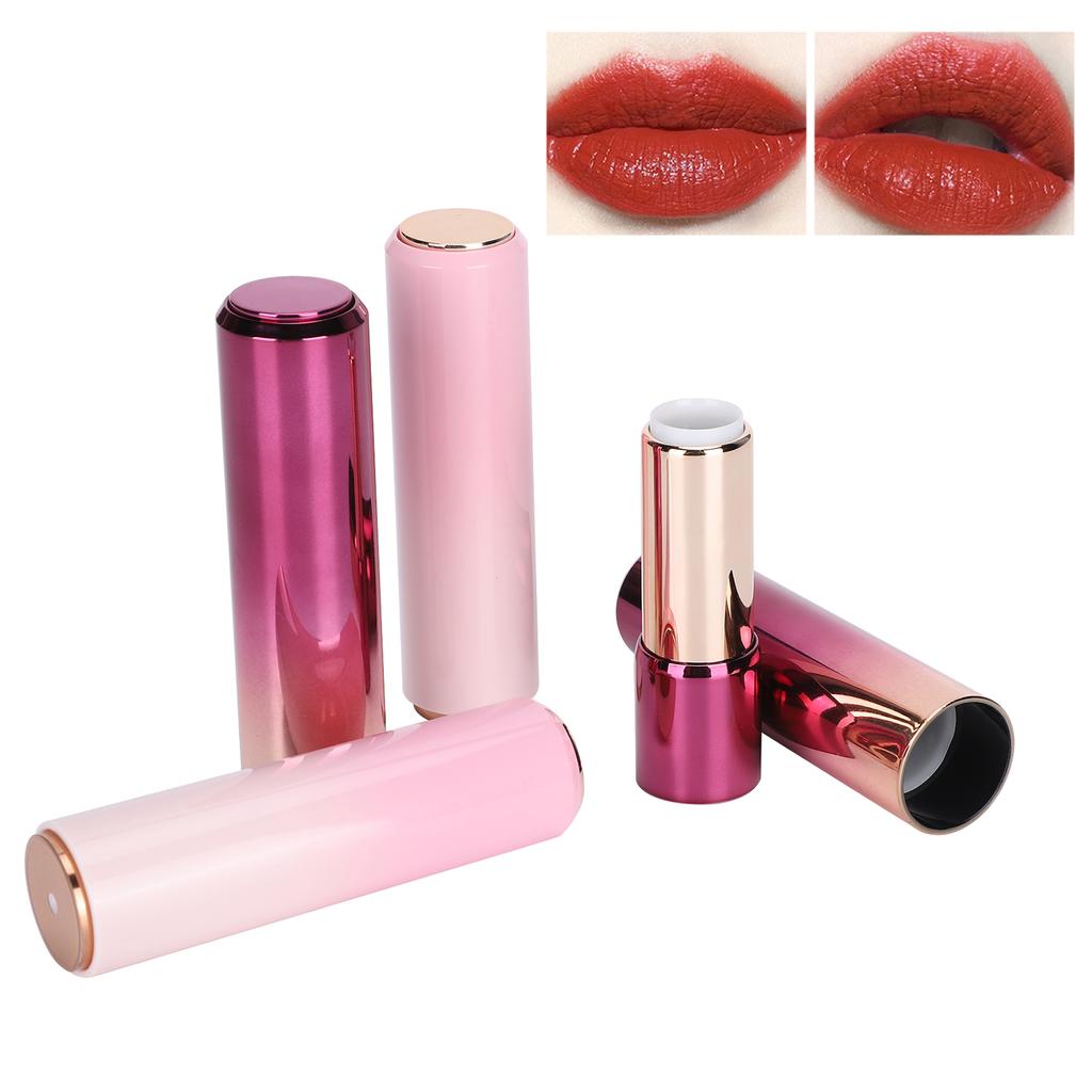 4pcs Lipstick Tube DIY Empty Lip Gloss Lipstick Lip Balm Cosmetic Containers Tube
