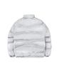 Openyard(Oy) Distressed Stitch Puffer Jacket - Glossy Light Gray