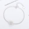 S925 Silver Bracelet Simple Sunflower Small Daisies Chrysanthemum Sunflower Bracelet Jewelry Gift For Women