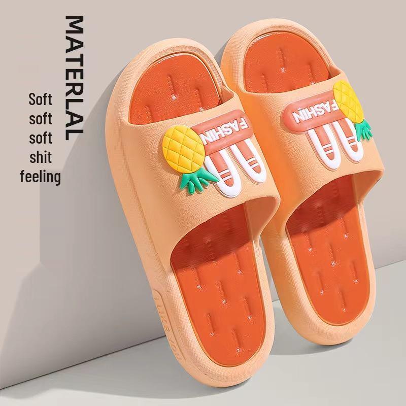 Summer Women's Cute Cartoon Non-Slip Thick-Soled Indoor Slippers