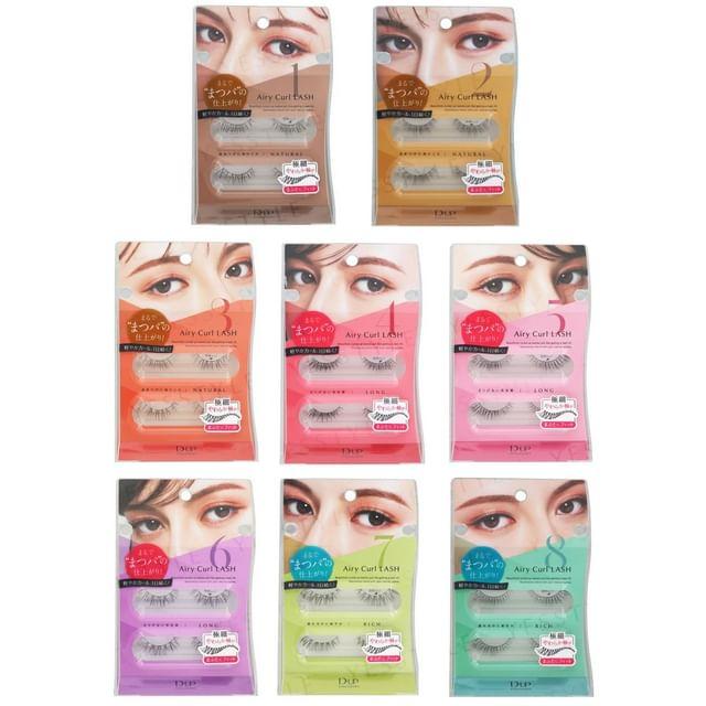 D-up - Airy Curl Lash 2 pairs - 01 Natural