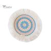 Descanso de Panela Antiderrapante para Cozinha, Jogo Americano Tecido de Algodão Estilo Boho, Jogo Americano de Mesa com Franjas de Borla para Pratos de Jantar, Jogo Americano Lavável a Quente, Suporte de Panela Resistente para Pratos Quentes,