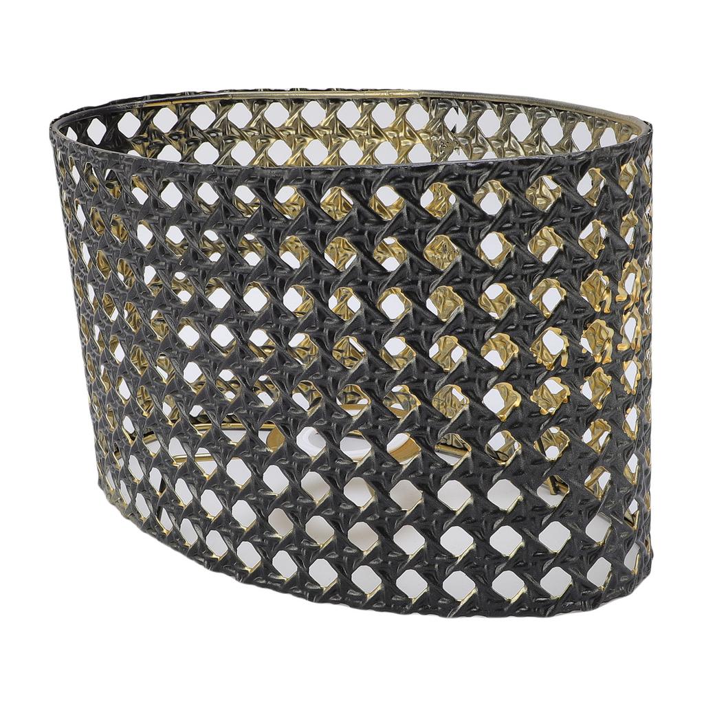 Lamp Shade Oval Shaped Metal Decorative Hollow Out Lampshade for E27 E14 Table Lamp Floor Lamp