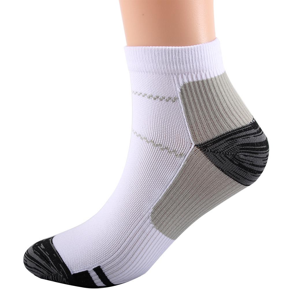 

Compression Socks New Summer White Plantar Fascia Compression Stockings Casual Outdoor Sports Pressure Socks YS001-152 L-XL