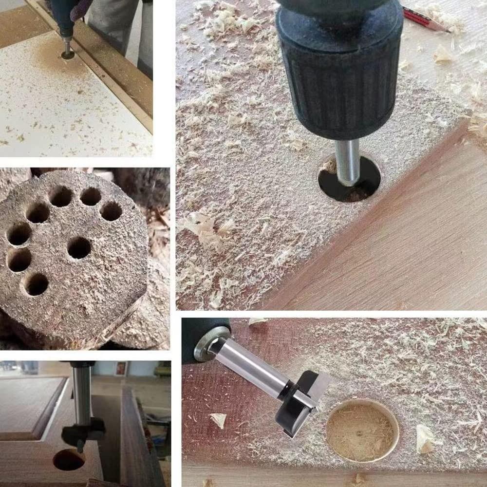16mm (5/8 Inch) Diameter Wood Hole Saw Auger Opener Hinge Hole Drilling Bit  Hinge Installation