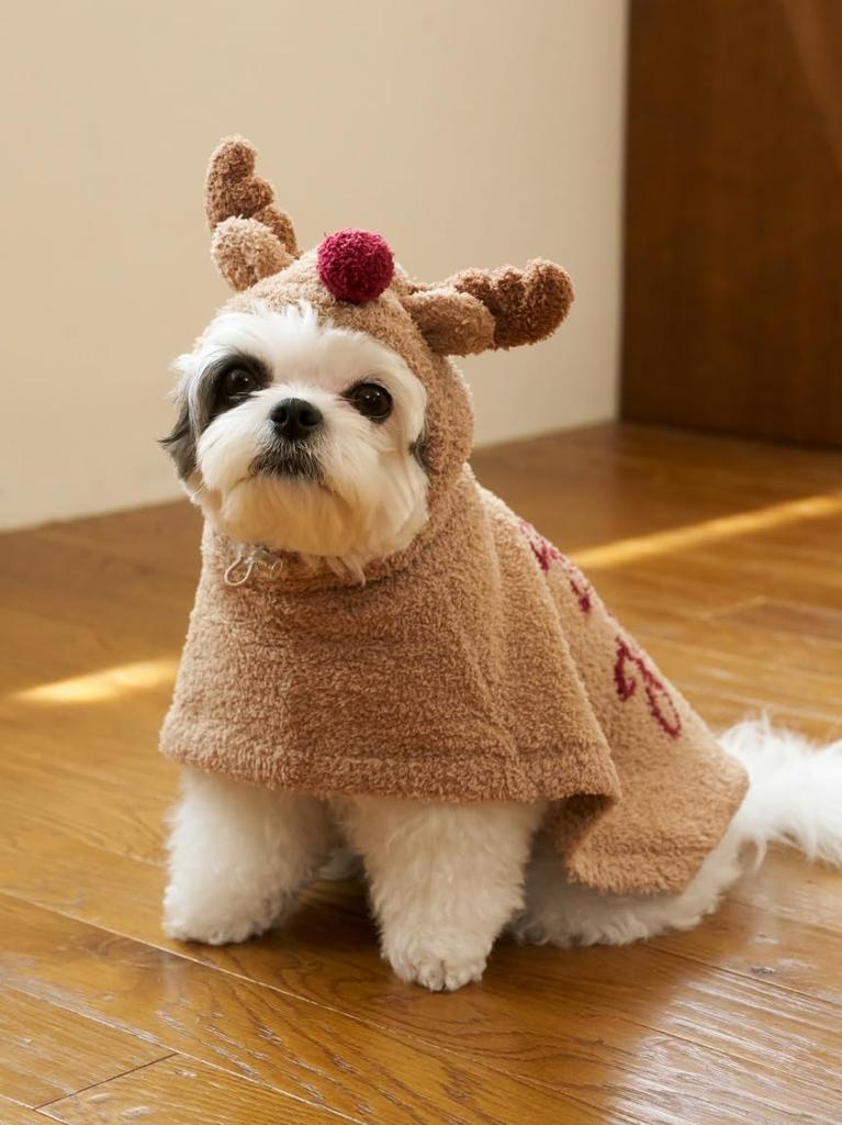 [HOLIDAY] [CAT&DOG] Reindeer Cape PAGG255598BRWS