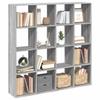 Bookshelf Grey Sonoma 137.5 x 29 x 137.5 cm Particleboard