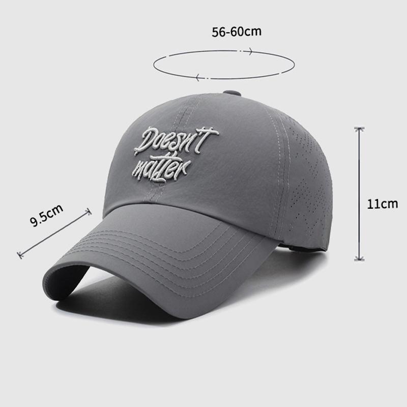Summer Sunshade Sunscreen Cap Men Women Outdoor Sports Lightweight Quick-Drying Breathable Baseball Cap