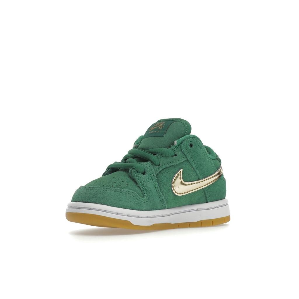 Nike Dunk Low SB TD St. Patricks Day Baby Sneakers Green Lucky-Green Metallic-Gold DN3673-303