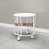 Modern Iron Floor Standing Flower Stand Movable Pot Rack with Wheels Versatile Indoor Plant Stand Decorative