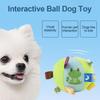 Interactive Ball Dog Toy for Aggressive Chewers Training Decompress Bite Resistant Plush Handle Dog Toys with Bells Pet Supplies