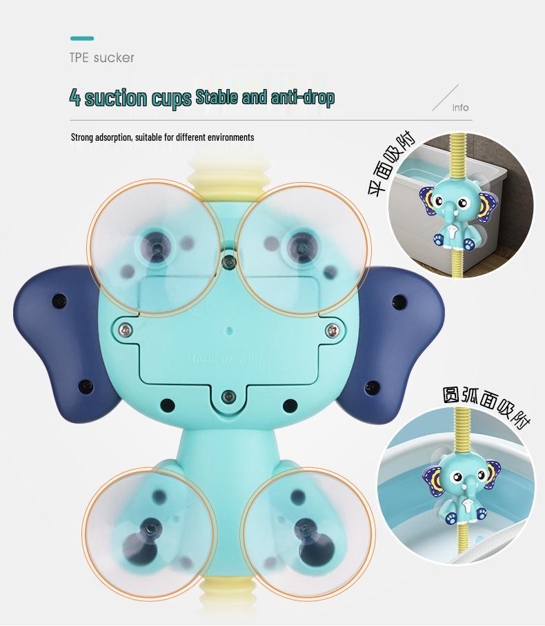 Electric Elephant Baby Bath Toy: Shower & Spray Water Fun