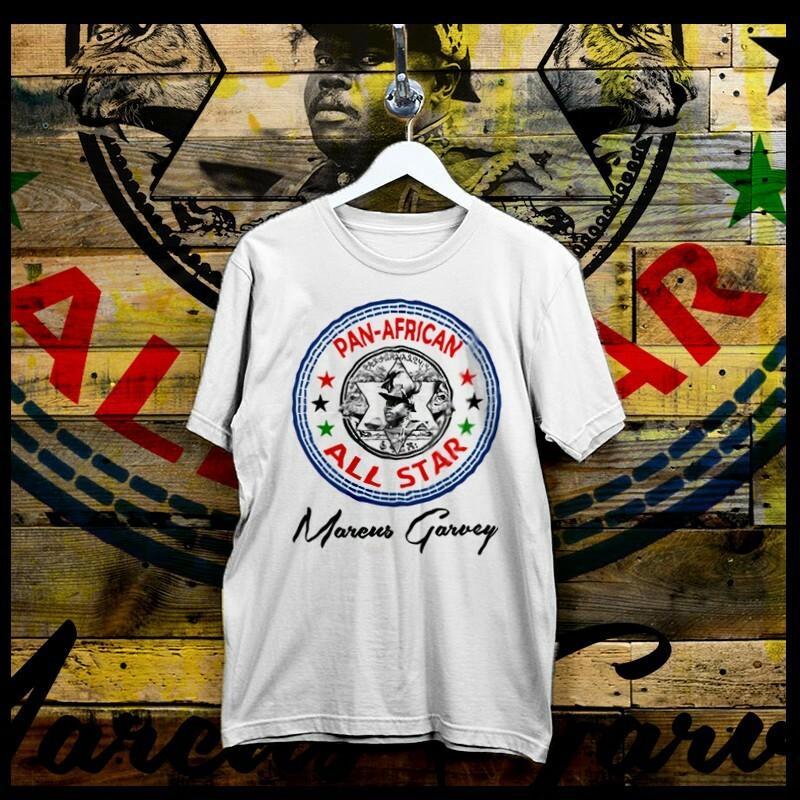 Marcus Garvey T-Shirt Black History Month Panafrican Legend Melanin XL White
