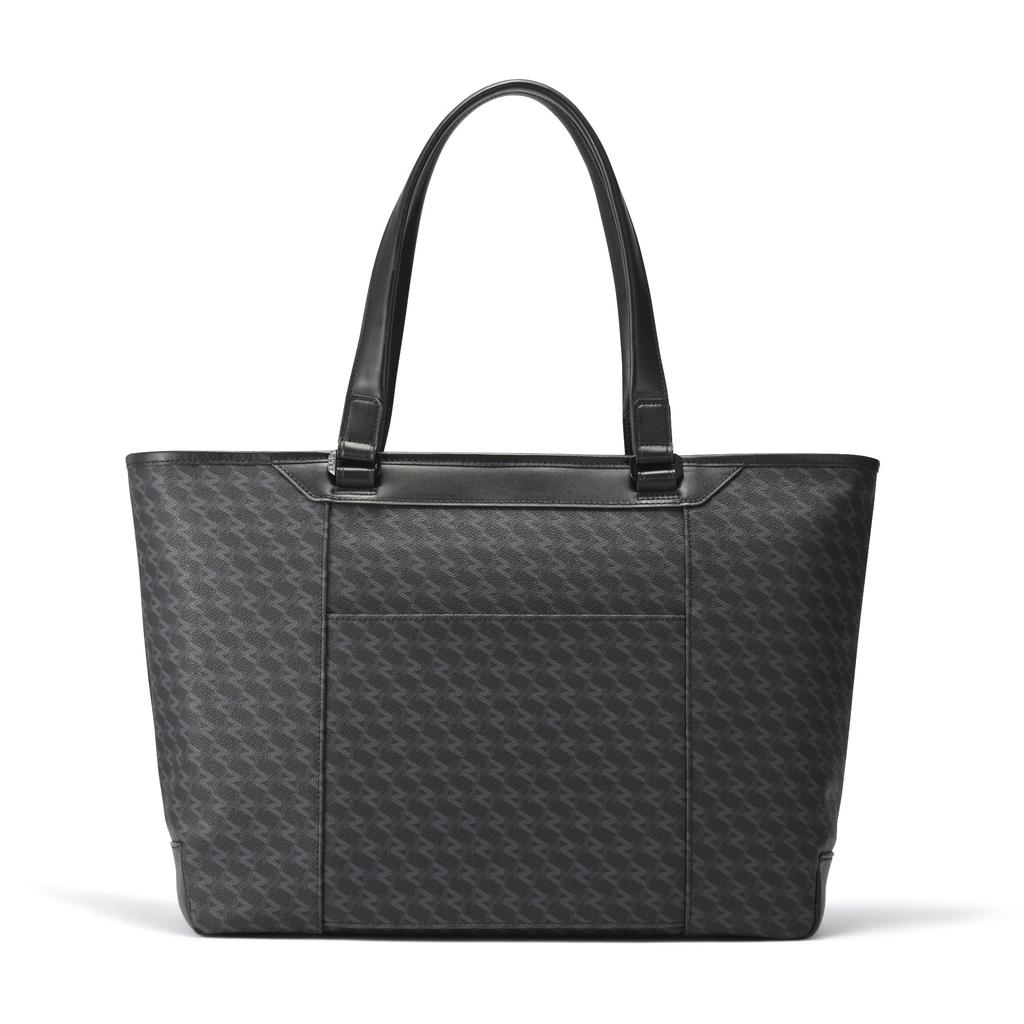 Tote Bag B4 Size Storage inch PC Storage 18L 1260g Black [Zero Halliburton] ZH-Monogram 15.6 No.81524 Men's